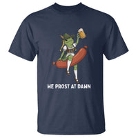 Funny Oktoberfest Frog T Shirt We Prost At Dawn Dirndl Sausage Beer Lover