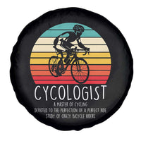 Cycologist Definition Spare Tire Cover Vintage Bicycle Rider Cycling Gift