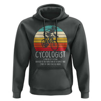 Cycologist Definition Hoodie Vintage Bicycle Rider Cycling Gift