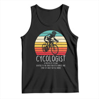 Cycologist Definition Tank Top Vintage Bicycle Rider Cycling Gift