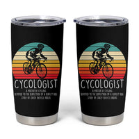 Cycologist Definition Tumbler Cup Vintage Bicycle Rider Cycling Gift