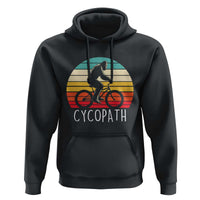 Cycopath Bigfoot Riding Bike Hoodie Funny Bigfoot Cyclist Bicycle Gift