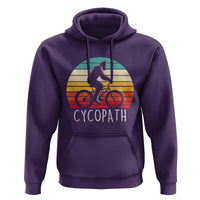 Cycopath Bigfoot Riding Bike Hoodie Funny Bigfoot Cyclist Bicycle Gift