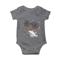 Funny Bike Crash Cycling Goose Lover Baby Onesie Is My Bike OK