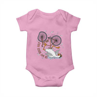 Funny Bike Crash Cycling Goose Lover Baby Onesie Is My Bike OK