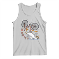 Funny Bike Crash Cycling Goose Lover Tank Top Is My Bike OK