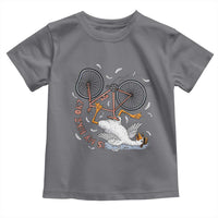 Funny Bike Crash Cycling Goose Lover Toddler T Shirt Is My Bike OK