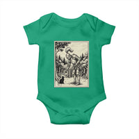 Funny Medieval Knight Boop Black Cat Baby Onesie Renaissance Fantasy Cat Lover