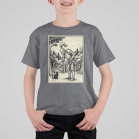 Funny Medieval Knight Boop Black Cat T Shirt For Kid Renaissance Fantasy Cat Lover