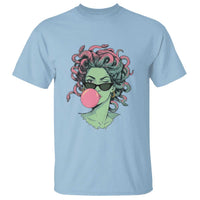 Winking Medusa In Sunglasses Blowing Bubble Gum T Shirt Funny Greek Mythology Pop Art