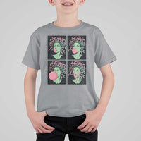 Funny Medusa Blowing Bubble Gum T Shirt For Kid Greek Mythology Pop Art Gift