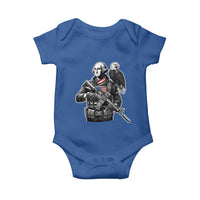 George Washington Tactical Soldier Baby Onesie Military Patriot Bald Eagle USA Flag Gift