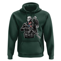 George Washington Tactical Soldier Hoodie Military Patriot Bald Eagle USA Flag Gift
