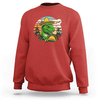 Funny Tacos Dinosaur Sweatshirt Mexican Food Lover Gift - Wonder Print Shop