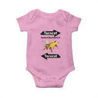 Funny Tacocat Spelled Backward Is Tacocat Baby Onesie Mexican Food Lover Gift - Wonder Print Shop