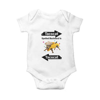 Funny Tacocat Spelled Backward Is Tacocat Baby Onesie Mexican Food Lover Gift - Wonder Print Shop