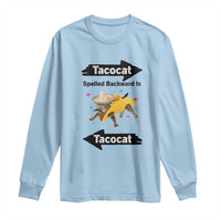 Funny Tacocat Spelled Backward Is Tacocat Long Sleeve Shirt Mexican Food Lover Gift - Wonder Print Shop