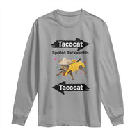 Funny Tacocat Spelled Backward Is Tacocat Long Sleeve Shirt Mexican Food Lover Gift - Wonder Print Shop