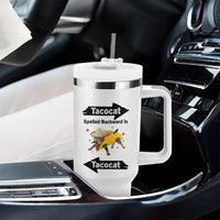 Funny Tacocat Spelled Backward Is Tacocat Tumbler With Handle Mexican Food Lover Gift