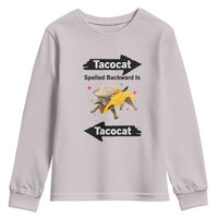 Funny Tacocat Spelled Backward Is Tacocat Youth Sweatshirt Mexican Food Lover Gift - Wonder Print Shop