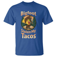 Funny Bigfoot Stole My Tacos T Shirt Sasquatch Taco Lover