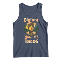Funny Bigfoot Stole My Tacos Tank Top Sasquatch Taco Lover