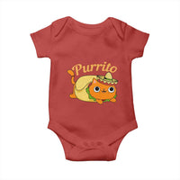 Funny Burrito Lover Gift Baby Onesie Purrito Cat - Wonder Print Shop