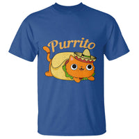 Funny Burrito Lover Gift T Shirt Purrito Cat - Wonder Print Shop