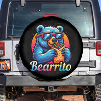 Mexican Food Lover Gift Spare Tire Cover Funny Bearrito - Wonder Print Shop