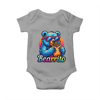 Mexican Food Lover Gift Baby Onesie Funny Bearrito - Wonder Print Shop