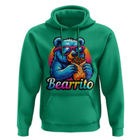 Mexican Food Lover Gift Hoodie Funny Bearrito - Wonder Print Shop