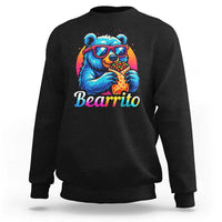 Mexican Food Lover Gift Sweatshirt Funny Bearrito - Wonder Print Shop