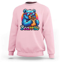 Mexican Food Lover Gift Sweatshirt Funny Bearrito - Wonder Print Shop