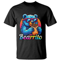Mexican Food Lover Gift T Shirt Funny Bearrito - Wonder Print Shop