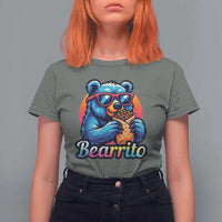 Mexican Food Lover Gift T Shirt For Women Funny Bearrito - Wonder Print Shop