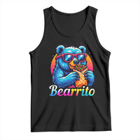 Mexican Food Lover Gift Tank Top Funny Bearrito - Wonder Print Shop