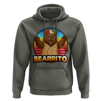 Burrito Lover Gift Hoodie Funny Bearrito - Wonder Print Shop