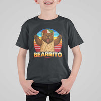 Burrito Lover Gift T Shirt For Kid Funny Bearrito - Wonder Print Shop