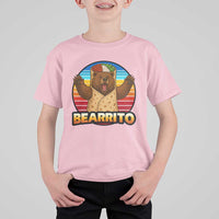Burrito Lover Gift T Shirt For Kid Funny Bearrito - Wonder Print Shop