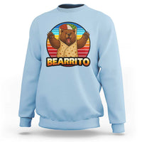 Burrito Lover Gift Sweatshirt Funny Bearrito - Wonder Print Shop