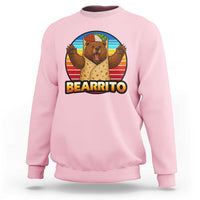 Burrito Lover Gift Sweatshirt Funny Bearrito - Wonder Print Shop