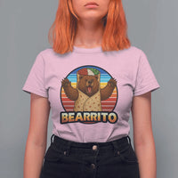 Burrito Lover Gift T Shirt For Women Funny Bearrito - Wonder Print Shop