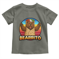 Burrito Lover Gift Toddler T Shirt Funny Bearrito - Wonder Print Shop