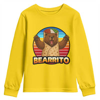 Burrito Lover Gift Youth Sweatshirt Funny Bearrito - Wonder Print Shop
