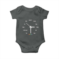 Sarcastic Work Humor Baby Onesie I Do Not Have The Time Or The Crayons - Wonder Print Shop
