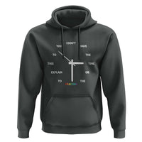 Sarcastic Work Humor Hoodie I Do Not Have The Time Or The Crayons - Wonder Print Shop