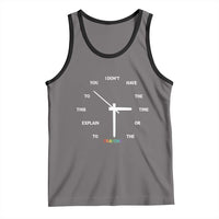 Sarcastic Work Humor Tank Top I Do Not Have The Time Or The Crayons - Wonder Print Shop
