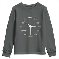Sarcastic Work Humor Youth Sweatshirt I Do Not Have The Time Or The Crayons - Wonder Print Shop