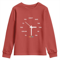 Sarcastic Work Humor Youth Sweatshirt I Do Not Have The Time Or The Crayons - Wonder Print Shop