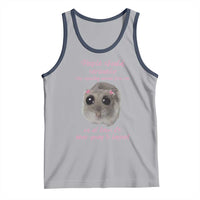 Funny Hamster Meme Tank Top People Should Stop Expecting Normal Humor Gift - Wonder Print Shop
